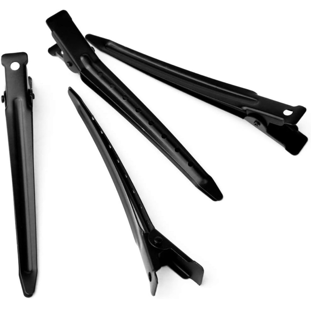 NEW 14 Pack Black Duck Bill Alligator Hair Clips